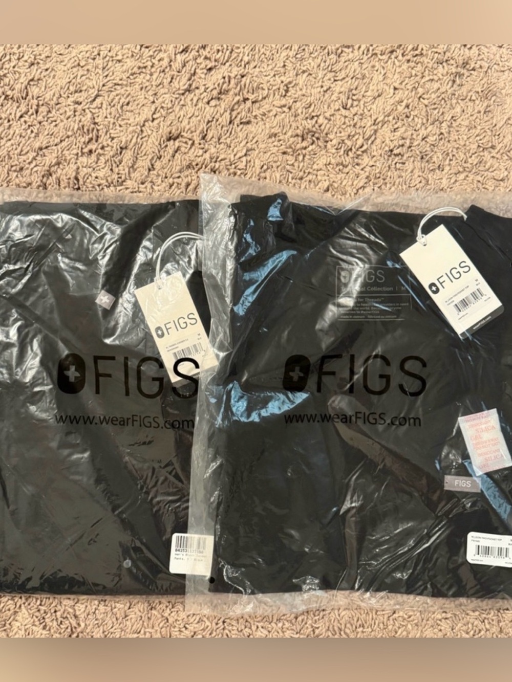 Figs Black Scrub Set - Men’s M